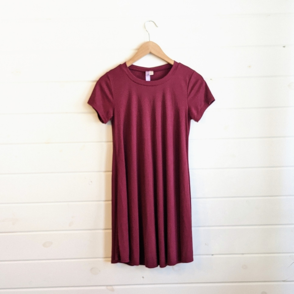 Francesca's Maroon Alya Dress